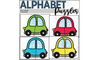 Transportation Alphabet Puzzles
