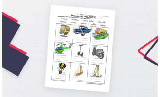 Transportation Names Worksheet