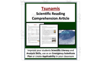 Tsunamis - A Science Reading Article - Grades 8 and above