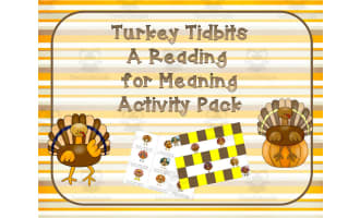 Turkey Tidbits: A Read for Meaning Activity