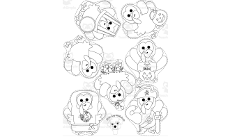 Turkey Trick or Treat Puppets & Retell Strip