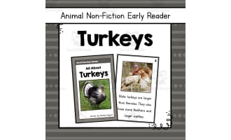 Turkeys Early Reader Nonfiction Book