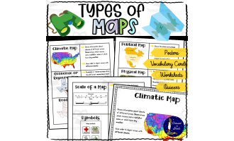 Types of Maps Worksheets