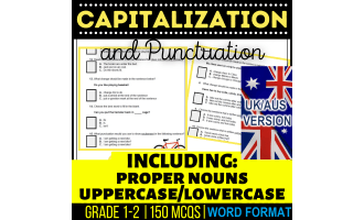 UK/Aus English Captitalisation and Punctuation Year 2-3 (Word)