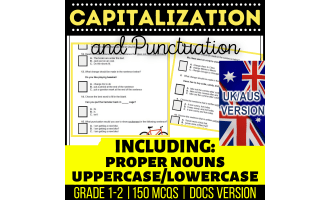 UK/Aus Spelling Captitalisation and Punctuation Year 2-3 (Docs)
