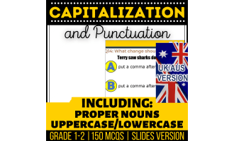UK/Aus Spelling Captitalisation and Punctuation Year 2-3 (Slides)
