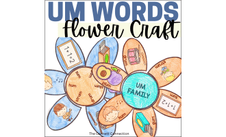 UM Word Family Flower Craft