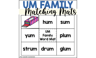 UM Words Matching Mats