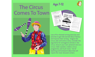 Lot's Of Writing Tasks: The Circus Comes To Town (7-11 years)