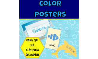 Under he sea color posters pattern edition