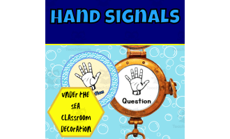 Under the sea hand signals pattern edition