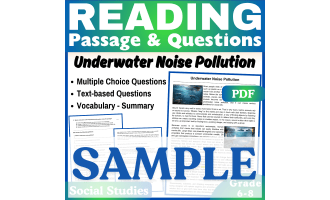 Underwater Noise Pollution: SAMPLE Social Studies Reading Passage