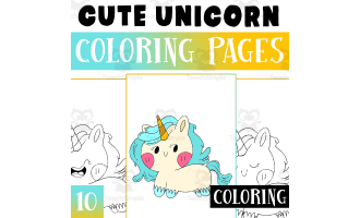 Unicorn Coloring Pages Worksheet Activity For Morning Work