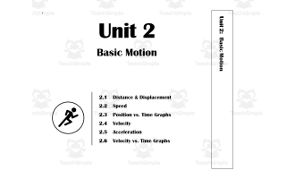 Unit 2 - Binder Divider, Review Activities, Test, and Recovery Quiz
