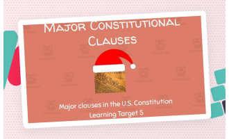 U.S. Constitution Clauses – Slides, Videos, Organizer