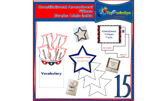U.S. Constitutional Amendment Fifteen Interactive Foldable Booklets - EBOOK