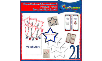 U.S. Constitutional Amendment Twenty-One Interactive Foldable Booklets - EBOOK