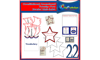 U.S. Constitutional Amendment Twenty-Two Interactive Foldable Booklets - EBOOK