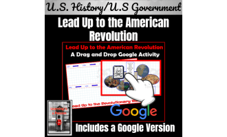 U.S. History: American Revolution | Revolutionary War | Drag and Drop Google Activity
