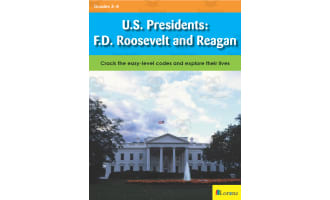 U.S. Presidents: F.D. Roosevelt and Reagan: Crack the easy-level codes and explore their lives