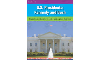 U.S. Presidents: Kennedy and Bush: Crack the medium-level codes and explore their lives