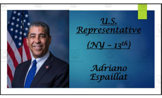 U.S. Representative Adriano Espaillat (NY - 13th) BIO PPT
