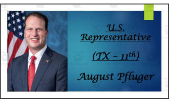 U.S. Representative August Pfluger (TX - 11th) BIO PPT