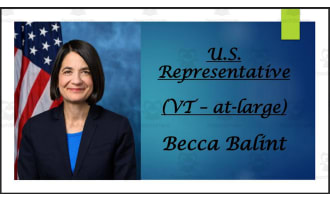 U.S. Representative Becca Balint (VT: at-large) BIO PPT