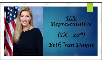 U.S. Representative Beth Van Duyne (TX - 24th) BIO PPT