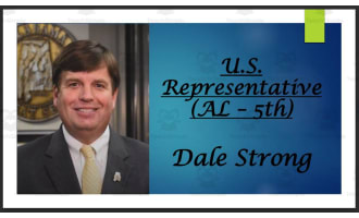 U.S. Representative Dale Strong (AL - 5th) BIO PPT