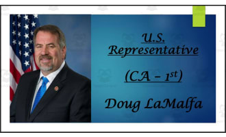 U.S. Representative Doug LaMalfa (CA - 1st) BIO PPT