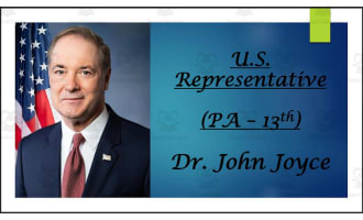 U.S. Representative Dr. John Joyce (PA - 13th) BIO PPT