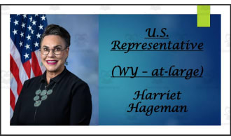 U.S. Representative Harriet Hageman (WY: at-large) BIO PPT