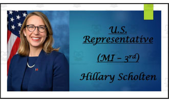 U.S. Representative Hillary Scholten (MI - 3rd) BIO PPT