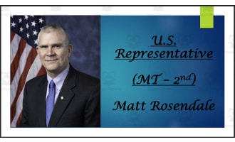 U.S. Representative Matt Rosendale (MT - 2nd) BIO PPT