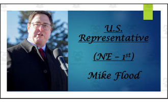 U.S. Representative Mike Flood (NE - 1st) BIO PPT