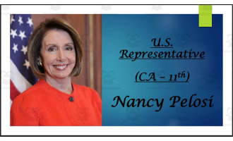 U.S. Representative Nancy Pelosi (CA - 11th) BIO PPT