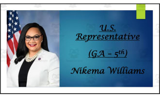 U.S. Representative Nikema Williams (GA - 5th) BIO PPT