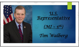 U.S. Representative Tim Walberg (MI - 5th) BIO PPT