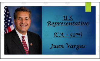 U.S. Representatives from California - Districts #51-52 (BIO PPT Bundle)