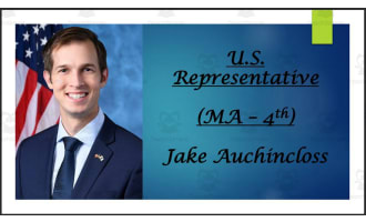 U.S. Representatives Jake Auchincloss (MA - 4th) BIO PPT