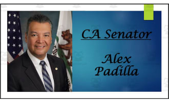 U.S. Senator Alex Padilla (CA) Biography PowerPoint