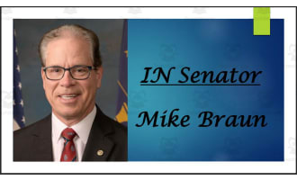 U.S. Senator Mike Braun (IN) Biography PowerPoint