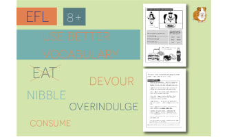 Use Better Vocabulary In Your Writing: eat (EFL Work Pack) 8+