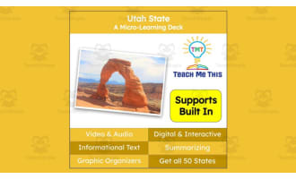 Utah: A Micro-Learning Deck | Digital Geography Lesson