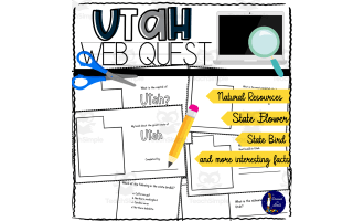 Utah WebQuest Printable Book