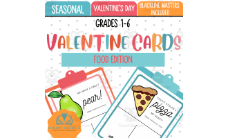 Valentine Cards: Food Edition