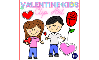 Valentine Kids Clip Art