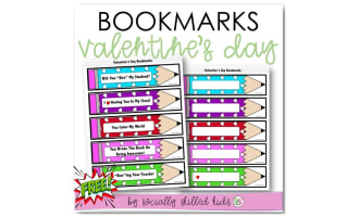 Valentine's Day Bookmarks