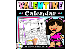 Valentine's Day Calendar for Students